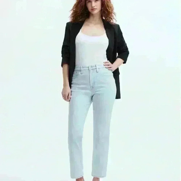 Madewell Curvy Perfect Vintage Jeans Women's Size 27 in‎ Chesthunt Wash - Picture 1 of 6